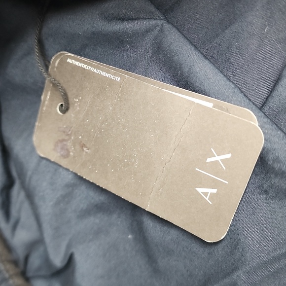 ARMANI EXCHANGE,  CARGO PANTS, SIZE 34 WAIST, NAVY BLUE, LOGO AT EACH LEG SIDE - Picture 9 of 16